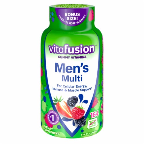 Vitafusion Men's Multi-Supplement Perspective: front