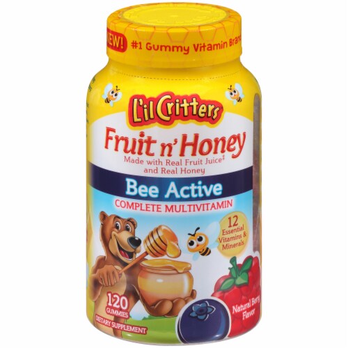 Lil Critters Bee Active Fruit N Honey Multivitamin Gummies 120 Count 120 Ct Kroger