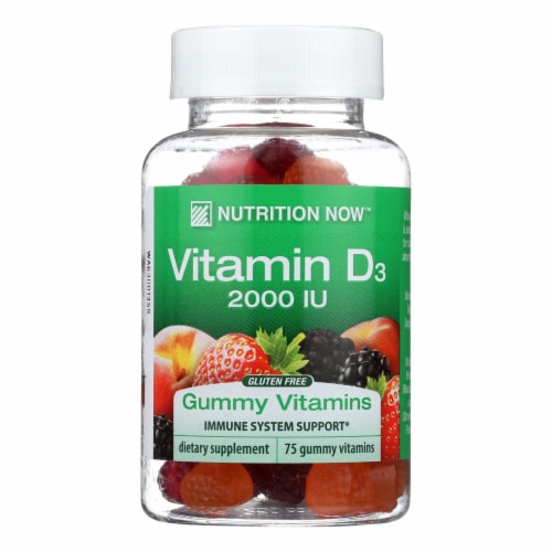 Nutrition Now Vitamin D3 Gummies Perspective: front
