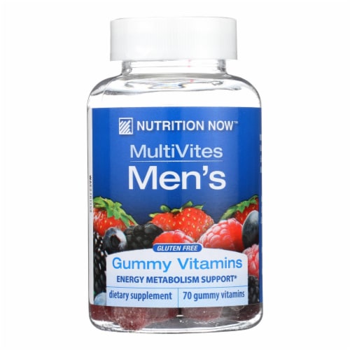 Nutrition Now MultiVites Men's Gummies Perspective: front
