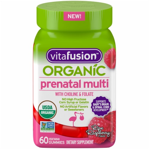 Vitafusion™ Organic Prenatal Multi Gummies Perspective: front