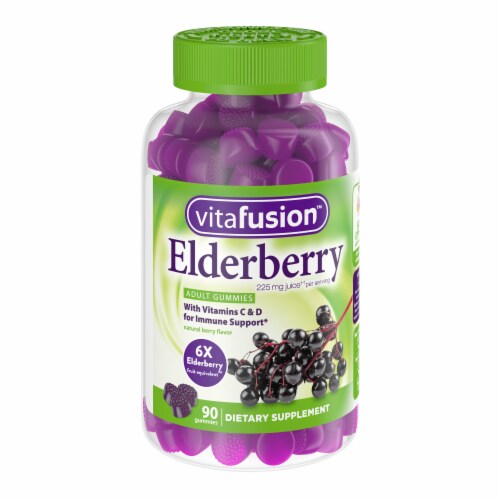 Vitafusion™ Elderberry Immune Support Adult Gummies Perspective: front