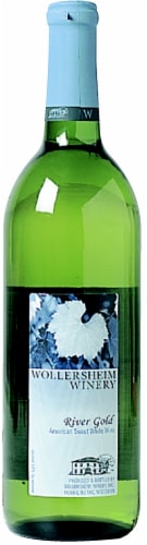 Wollersheim River Gold White Blend Wisconsin Wine Perspective: front