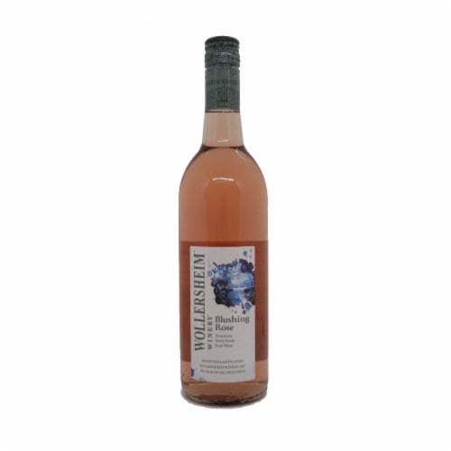 Wollersheim Winery Blushing Rose Wine Perspective: front