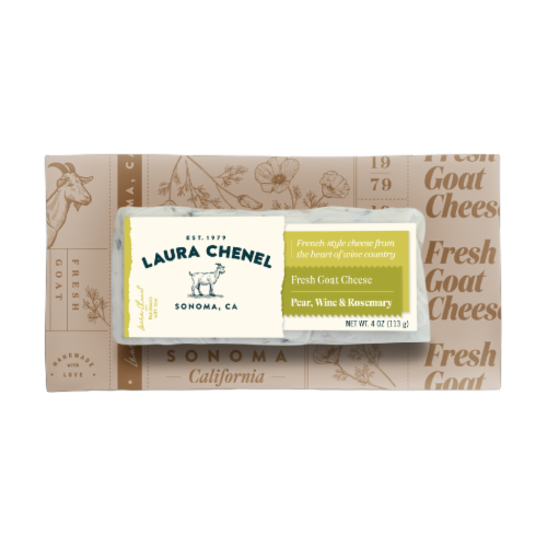 Laura Chenel Pear Wine & Rosemary Fresh Goat Cheese