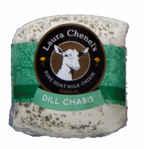 Laura Chenel's Dill Chabis Goat Cheese Perspective: front