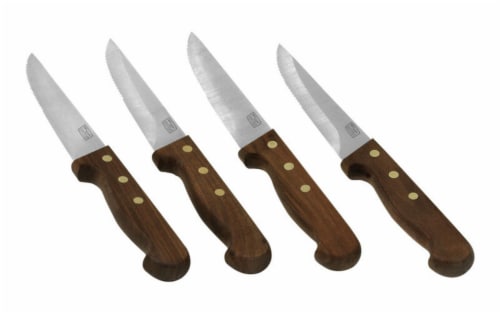 Large Wood Handle Steak Knife