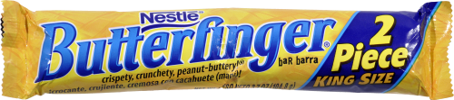 Nestle Butterfinger King Size Bar Perspective: front