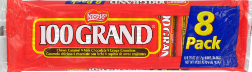 Nestle 100 Grand Candy Bar Perspective: front