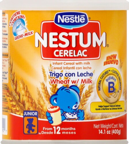 Nestle Nestum Cerelac Wheat with Milk Infant Cereal, 14.1 oz - Pay Less  Super Markets