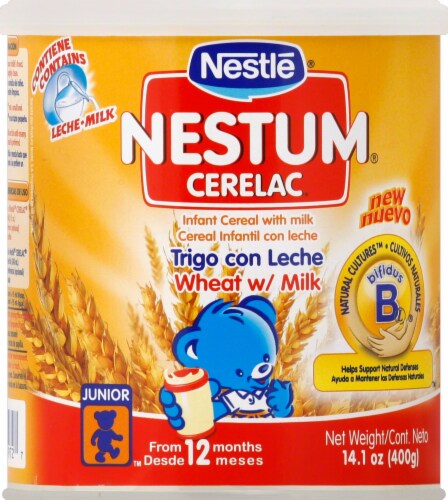 Nestle Nestum Cerelac Wheat with Milk Infant Cereal Perspective: front