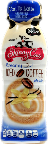 Skinny Cow Vanilla Latte Iced Coffee Drink Perspective: front