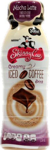 Skinny Cow Mocha Latte Iced Coffee Drink Perspective: front