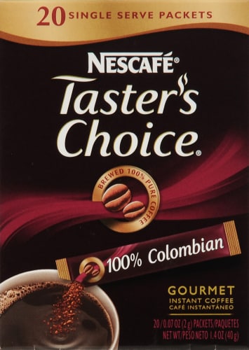 Nescafe Taster's Choice Colombian Instant Perspective: front