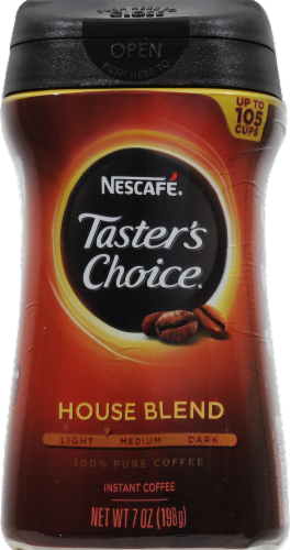Taster's Choice House Blend Instant Coffee Perspective: front