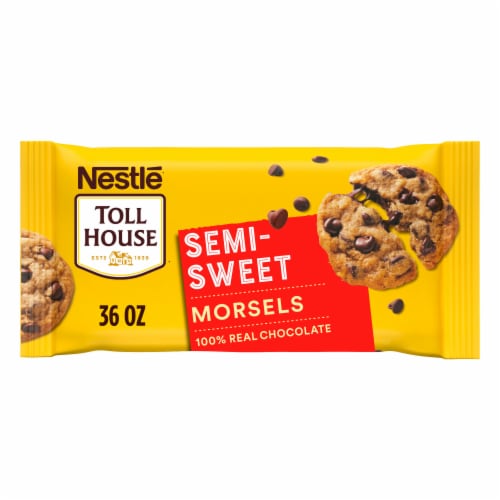Nestle® Toll House Semi Sweet Chocolate Chips Perspective: front