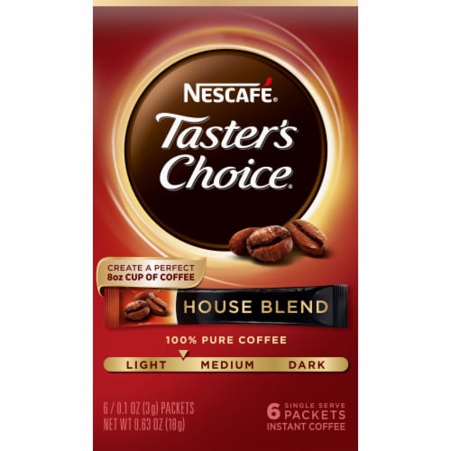 Nescafe® Taster’s Choice® House Blend Light Medium Roast Instant Coffee Packets