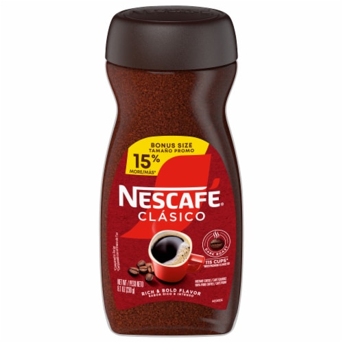 Nescafé® Clasico Dark Roast Instant Coffee, 8.1 oz - Kroger