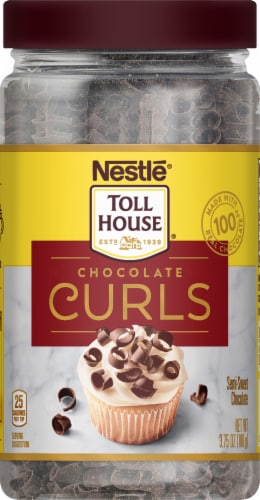 Nestle Toll House Semi-Sweet Chocolate Curls Perspective: front