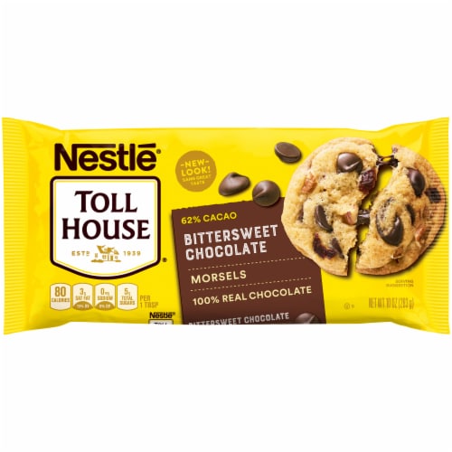 Nestle Toll House 62% Cacao Bittersweet Chocolate Morsels Perspective: front
