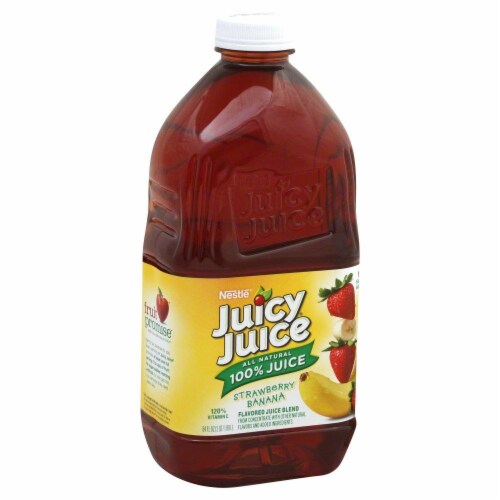 Juicy Juice Strawberry Banana Juice Perspective: front
