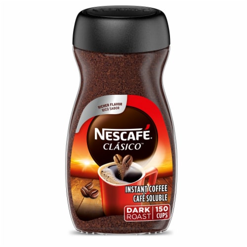 NESCAFÉ CLÁSICO Dark Roast Instant Coffee Perspective: front