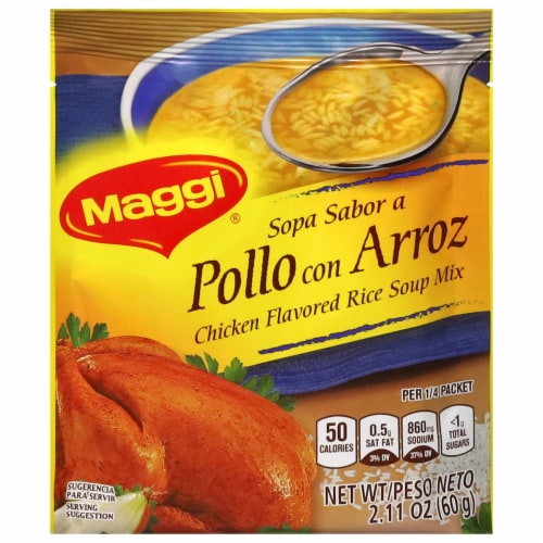 Maggi Chicken Flavor Rice Soup Mix Perspective: front