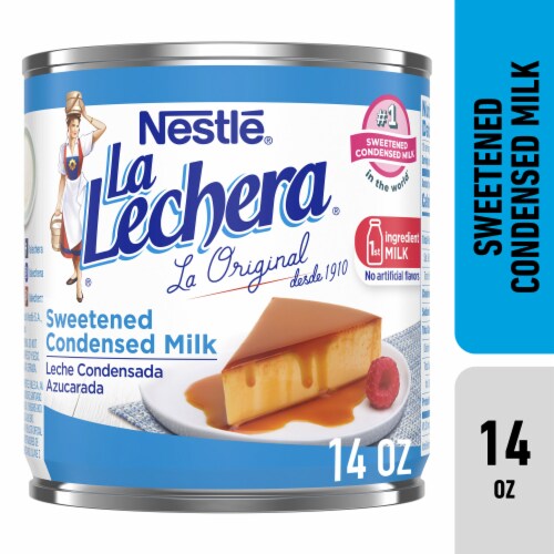 Nestle La Lechera Sweetened Condensed Milk Perspective: front