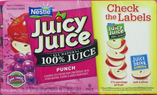 Juicy Juice 100% Juice Punch Boxes Perspective: front