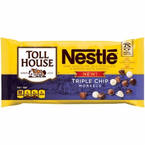 Nestle Toll House Triple Chip Morsels Perspective: front