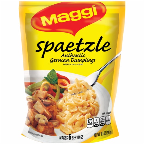 Maggi Spaetzle Authentic German Dumplings Perspective: front