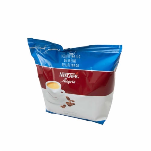 Nescafe Arabica Decaffeinated Coffee, 8.818 Ounce -- 4 per case. Perspective: front