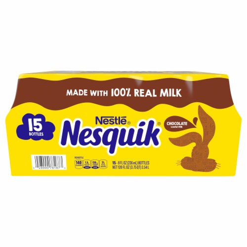 Nesquik® Lowfat Chocolate Milk Perspective: front