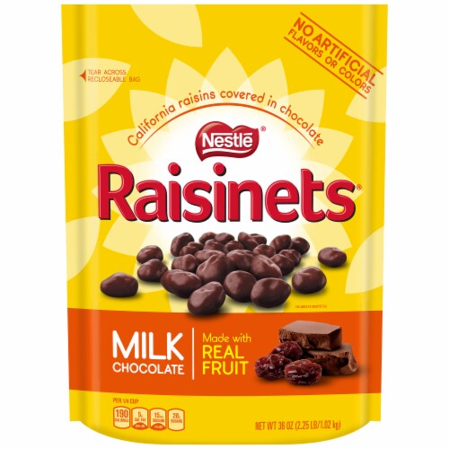 Raisinets Chocolate Covered Raisins Perspective: front