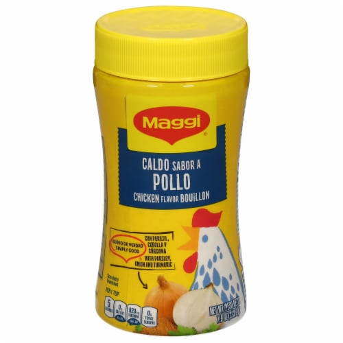 Maggi Caldo Sabor A Pollo Chicken Flavored Bouillon Powder Granulated Chicken Soup Seasoning Perspective: front