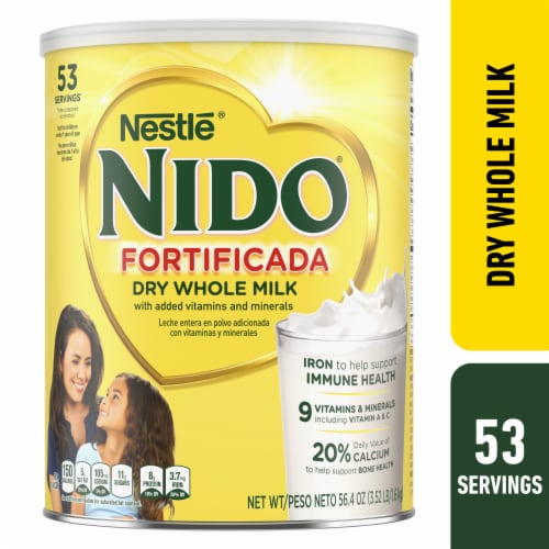 NIDO® Fortificada Dry Whole Milk Powdered Drink Mix Perspective: front