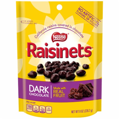 Raisinets® Dark Chocolate Covered Raisins Perspective: front
