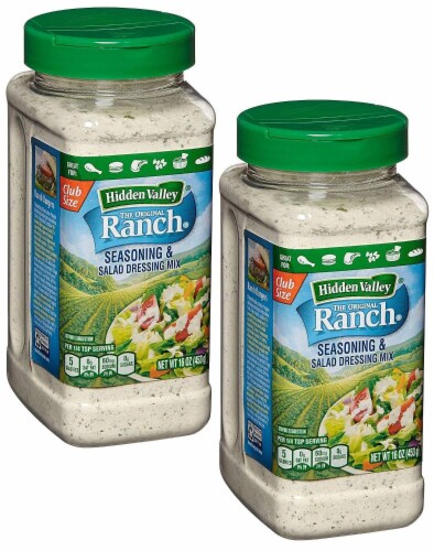 Hidden Valley Original Ranch Seasoning & Salad Dressing Mix, 16 Oz (Pack of 2) Perspective: front