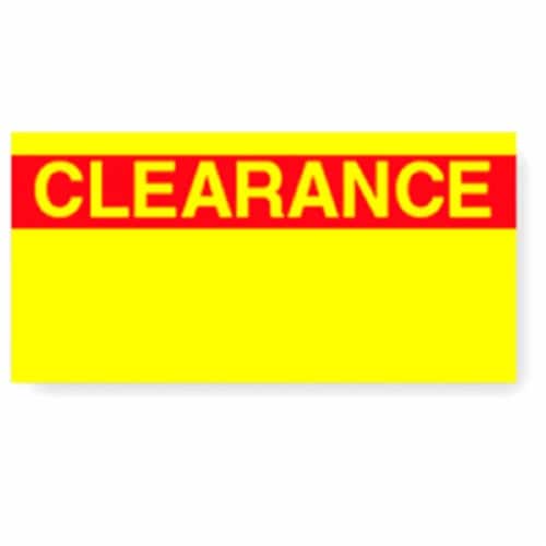 Avery Dennison 264933 8 Roll 1131 Clearance Labels&#44; Yellow - Pack of 8 Perspective: front