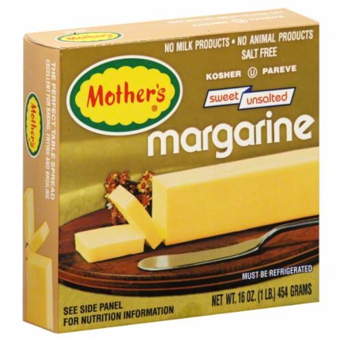 Mother's Sweet Unsalted Margarine Perspective: front