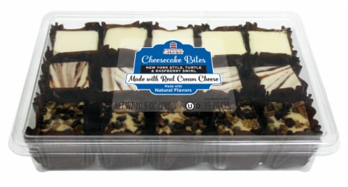 The Original Cakerie Variety Cheesecake Bites Perspective: front