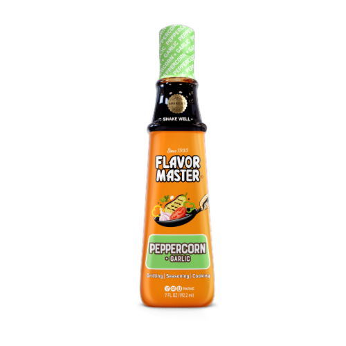Roses Brands Flavor Master® Peppercorn + Garlic Browning & Seasoning Sauce Perspective: front