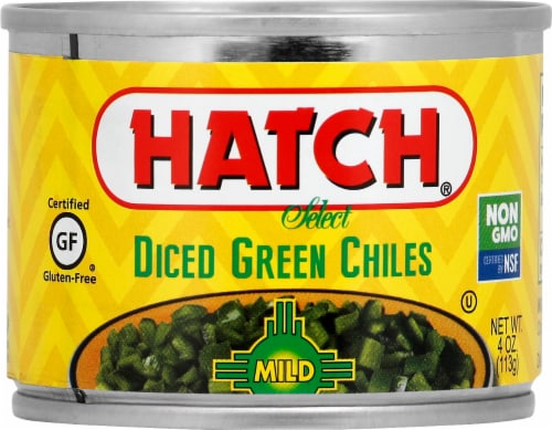 Hatch® Mild Diced Green Chiles Perspective: front