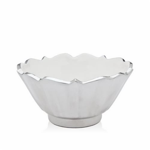 Godinger 12344 Primary Colors Bowl, Medium White Perspective: front