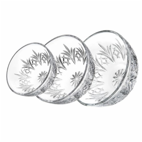 Godinger 26399 3.75 & 5 & 6 in. Dublin Bowl - 3 Piece Perspective: front