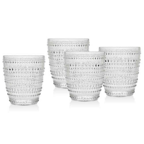 Godinger Lumina Dofs Glass, Clear - Set of 4 Perspective: front