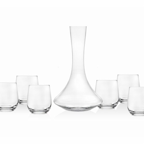 Godinger Echo Seven Piece Wine Set Perspective: front