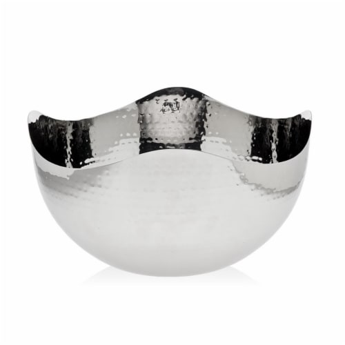 Godinger 91701 Hammered Fruit Bowl Perspective: front