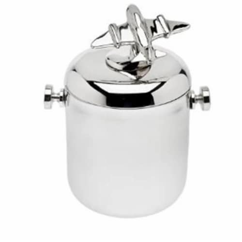 Godinger 60 oz Airplane Ice Bucket Perspective: front