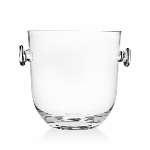 Godinger Rondo Ice Bucket, Clear Perspective: front
